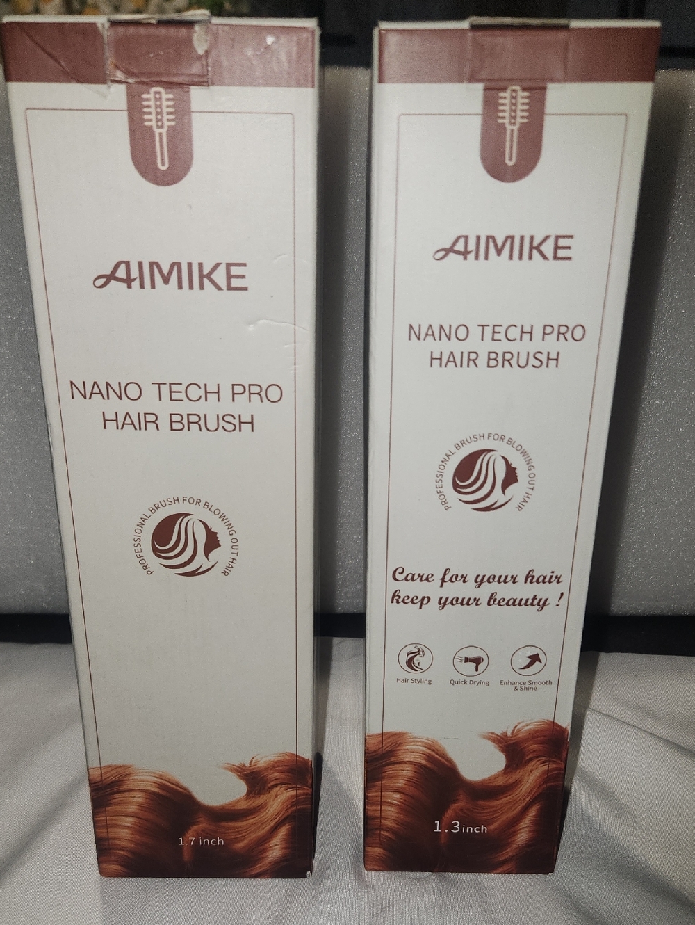 Nano Tech Pro Hair Brush — Brown